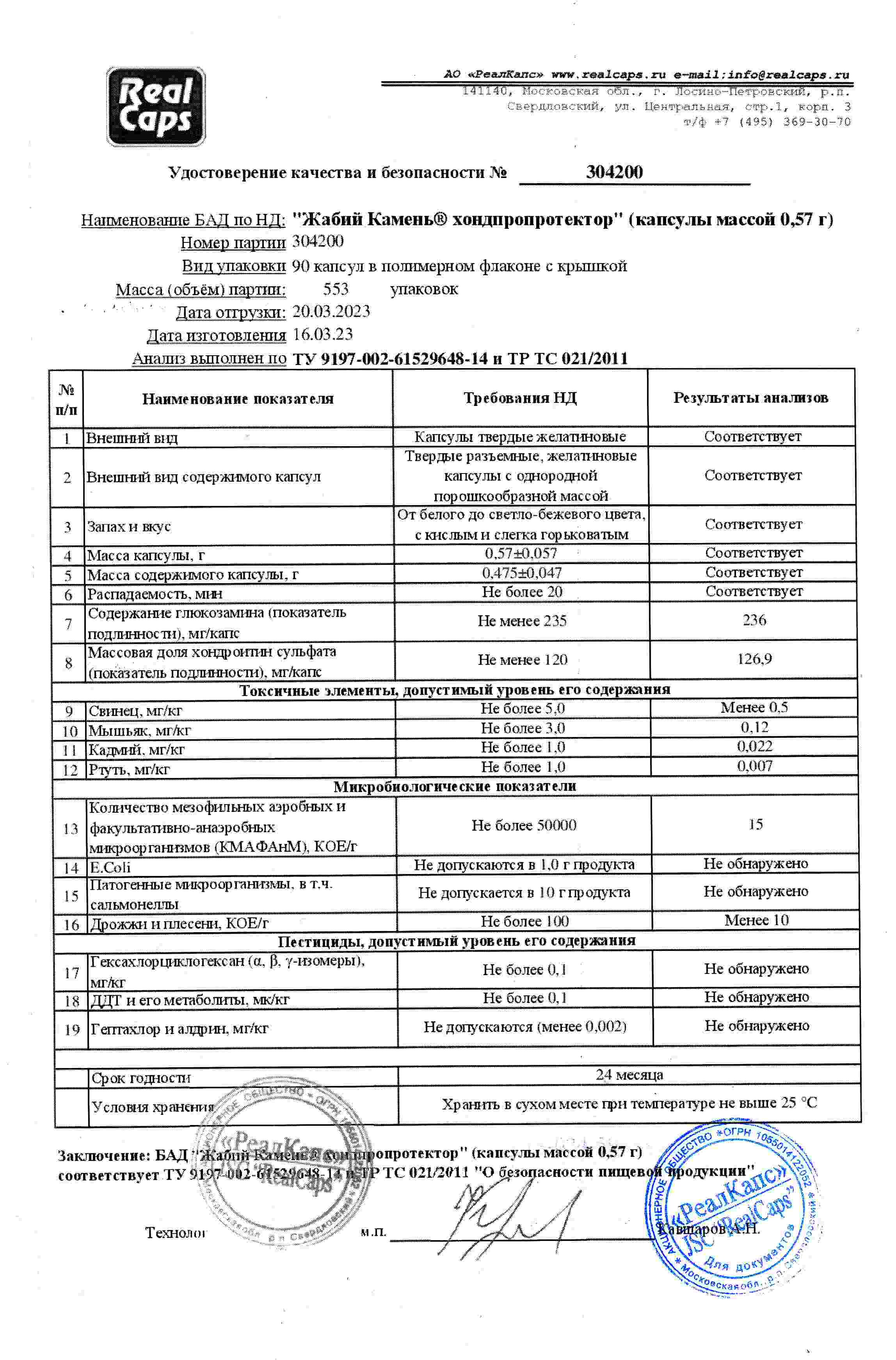 Паспорт №304200